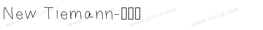 New Tiemann字体转换